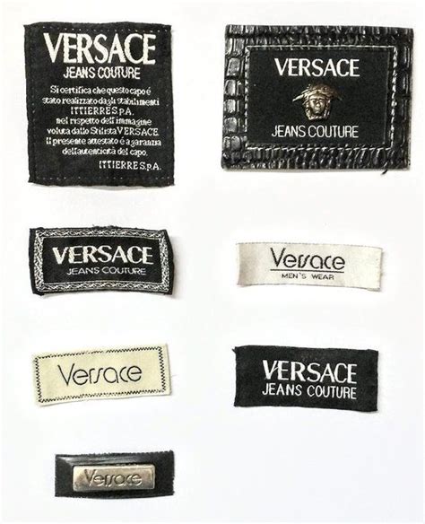 versace jeans couture labels|Versace Jeans Couture piece number.